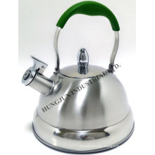 Nice Polishing 3.0L Stainless Steel Whistling Kettle in Colored